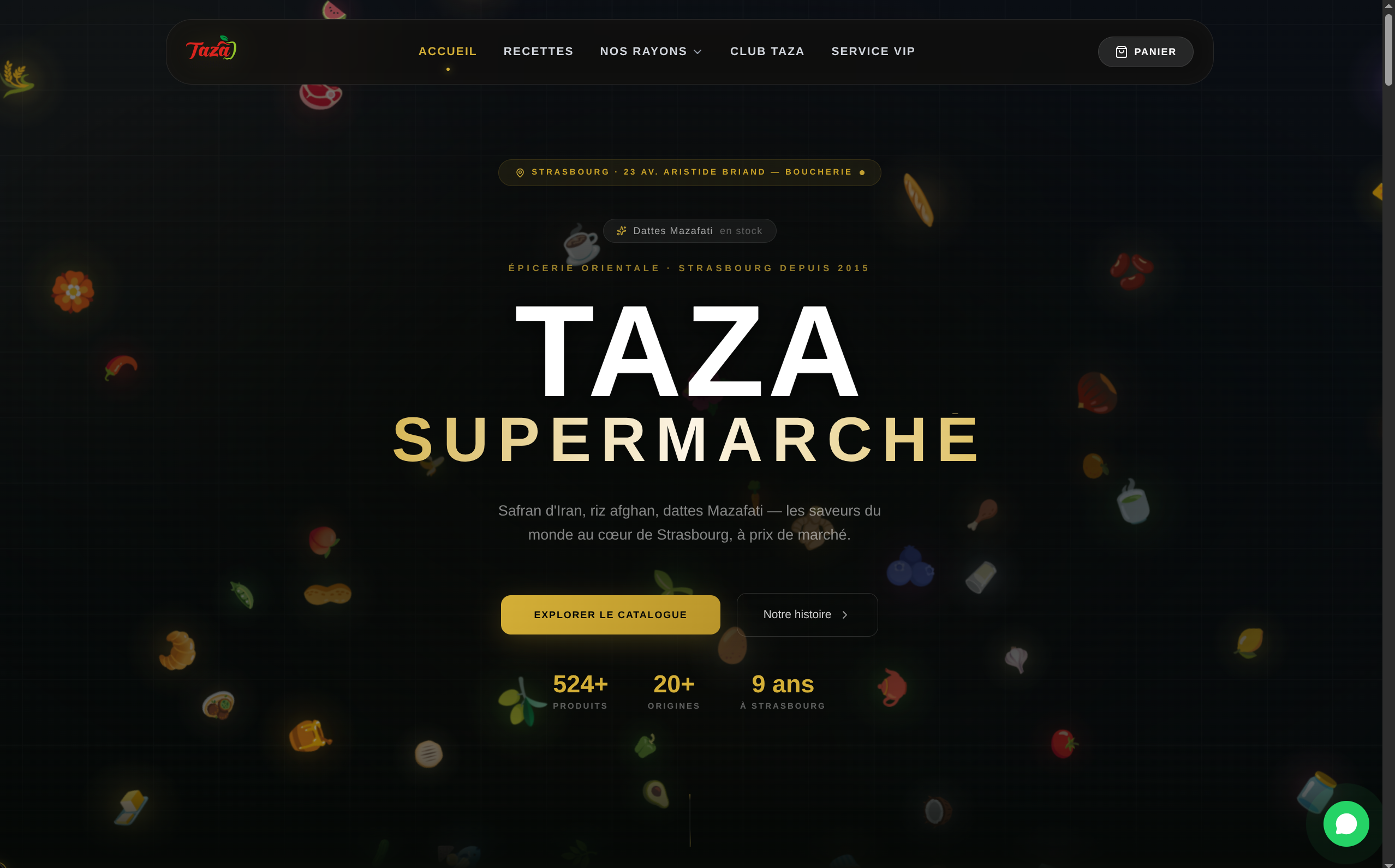 Taza Supermarché — Web